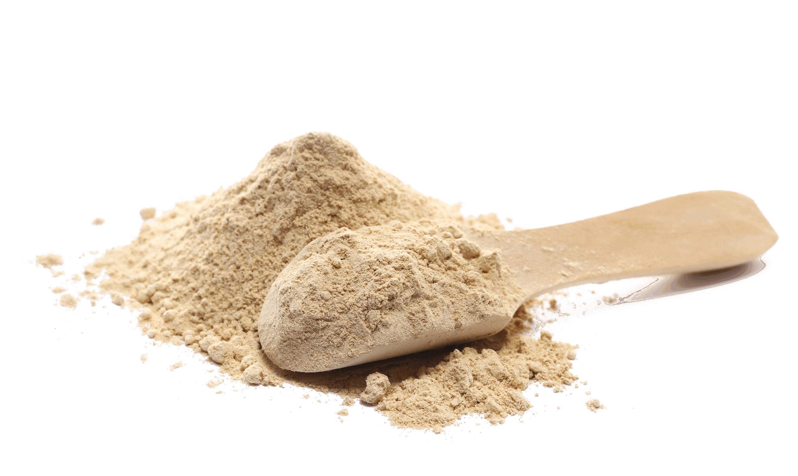 useful powdered dietary supplements. Organic food supplements macro photo